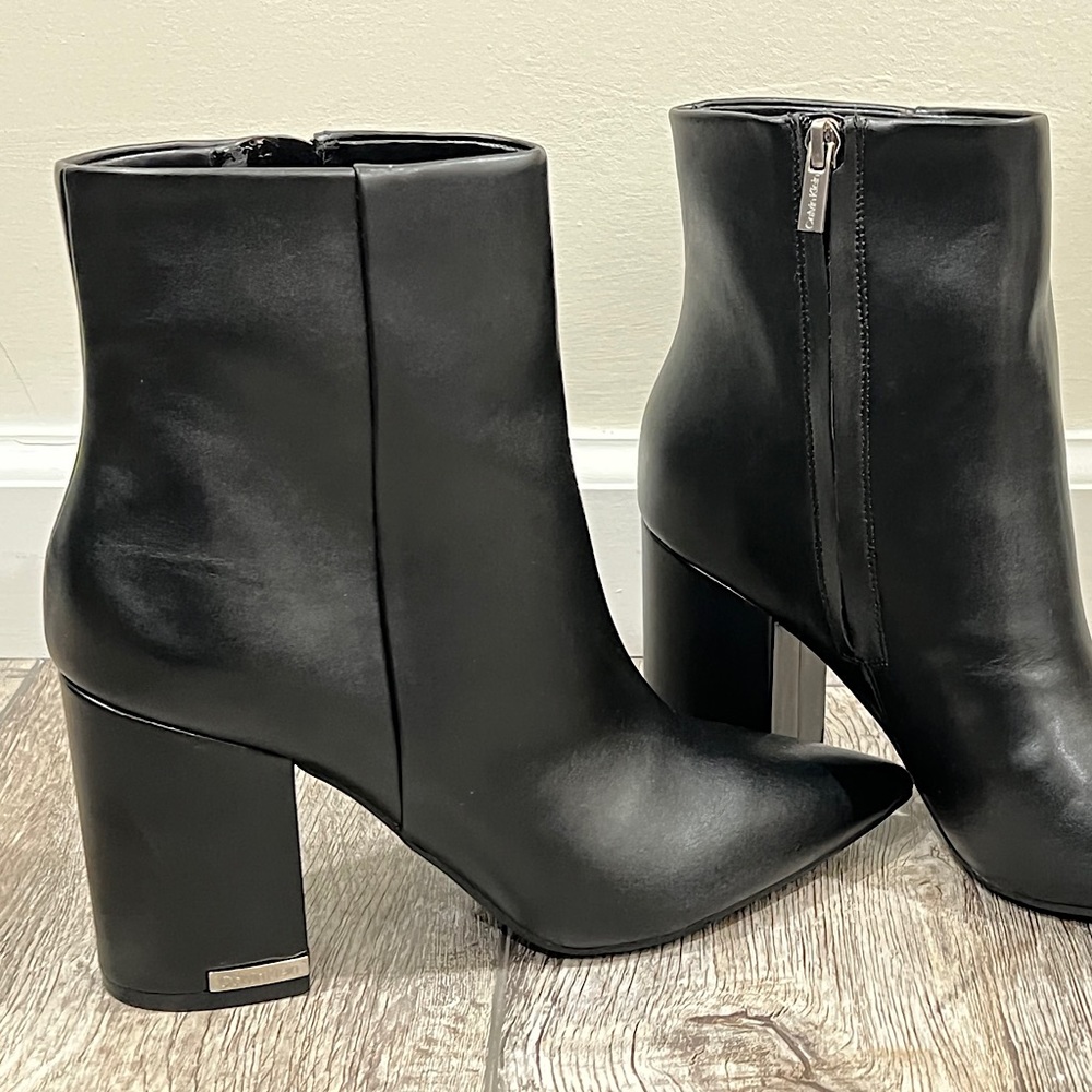 Black Calvin Klein Booties Size 9M